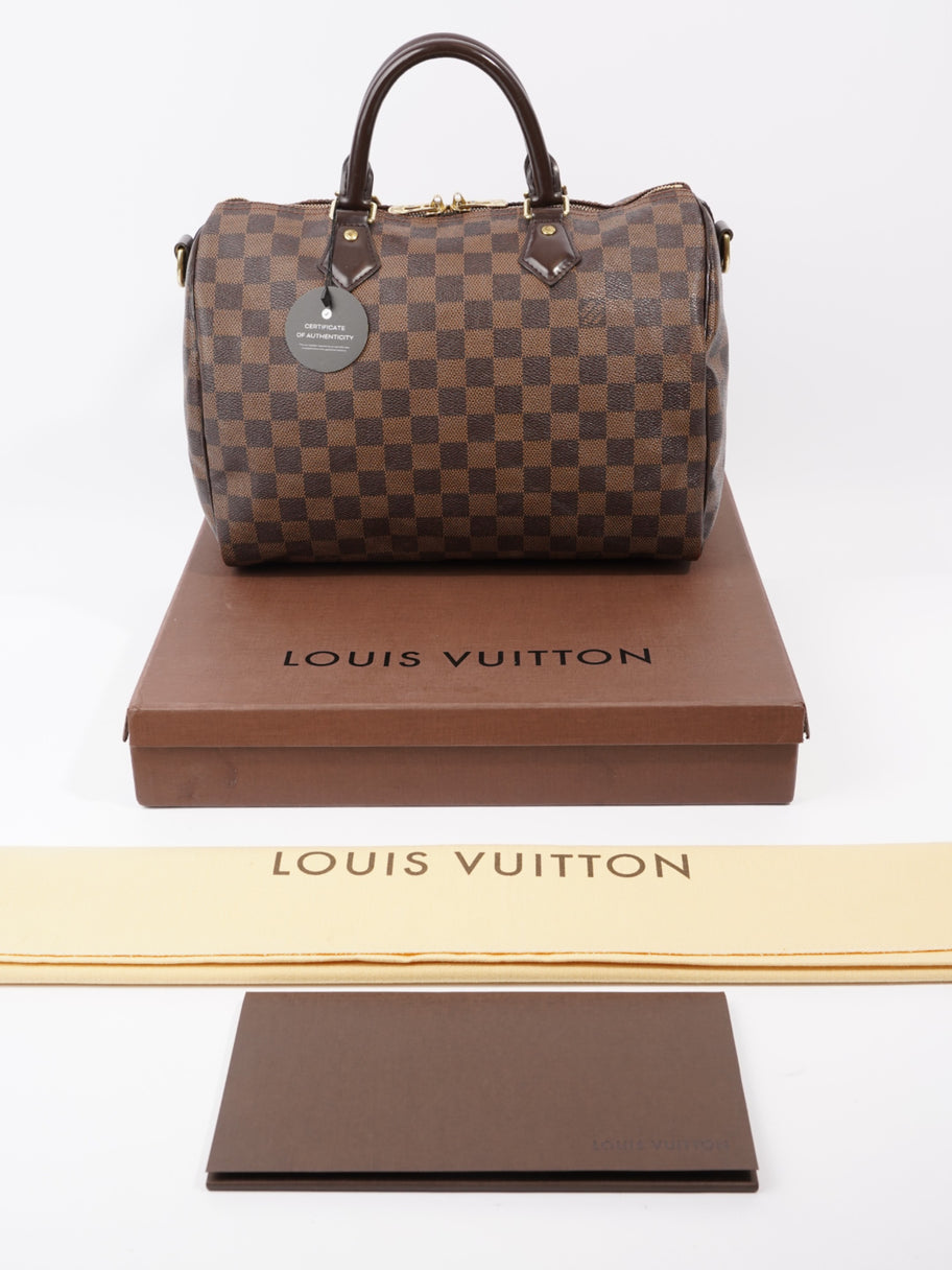 Louis Vuitton Speedy Bandoulière 30 Damier Ebene Coated Canvas Image 12