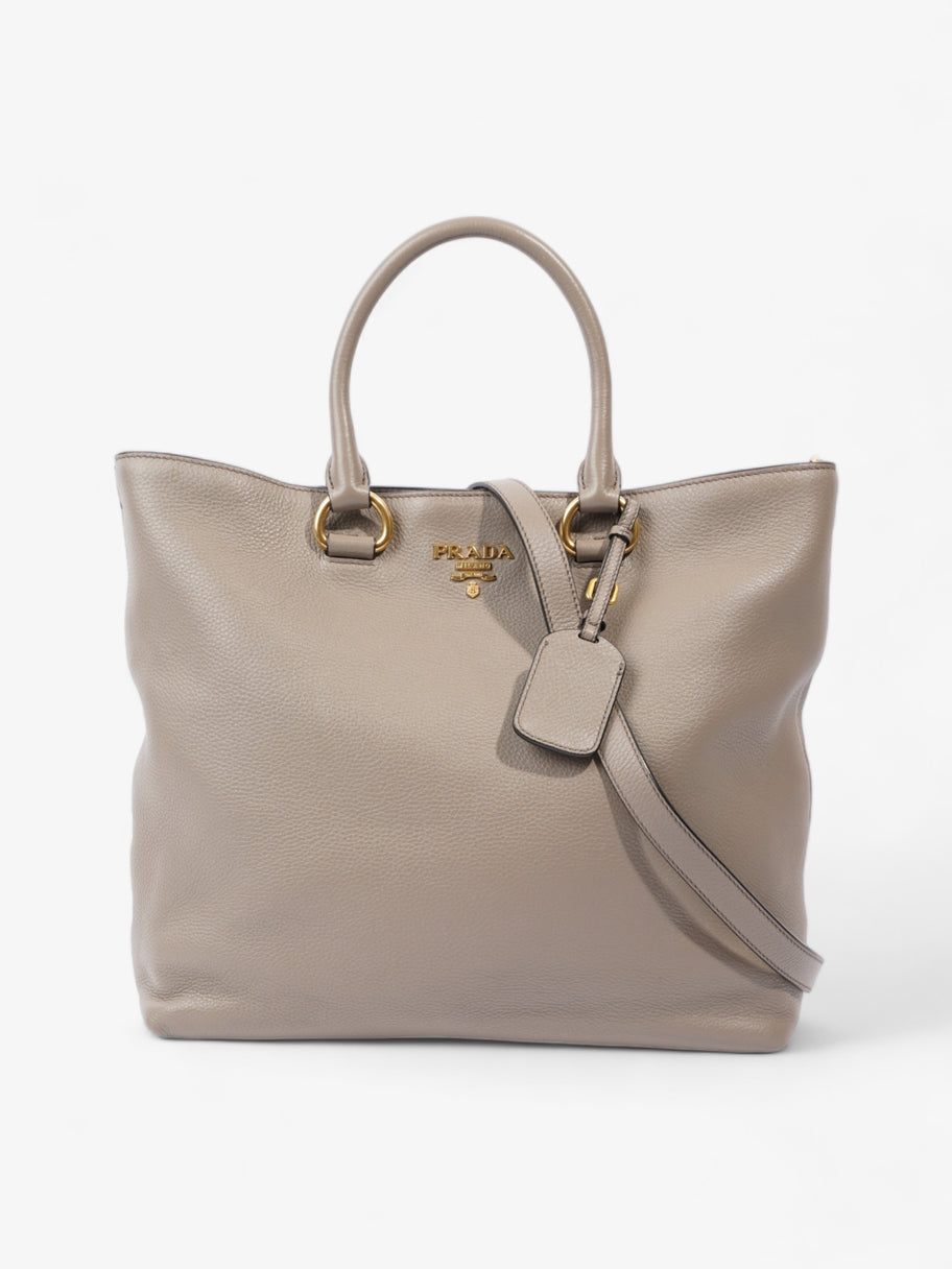 Prada Daino Grey Leather Image 1