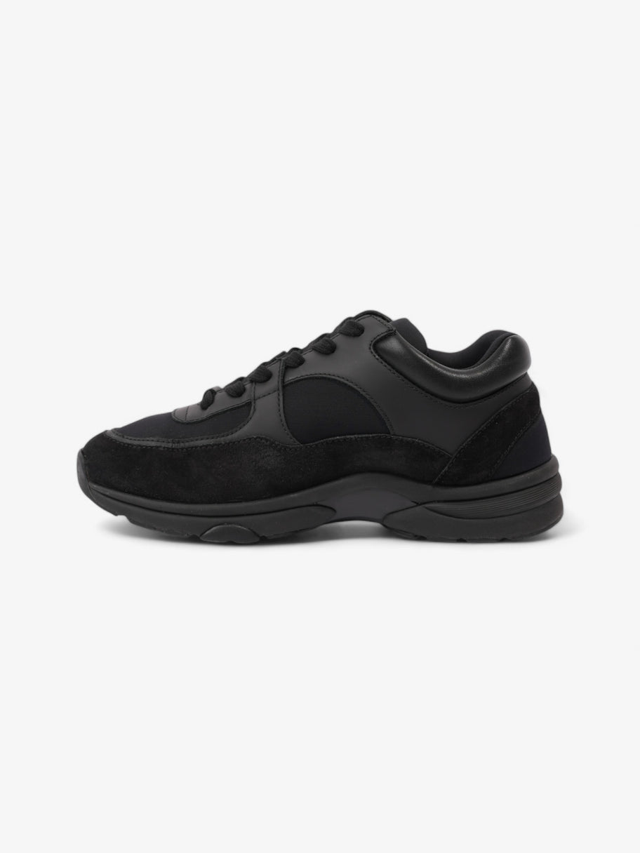 Chanel CC Logo Sneakers Black Suede EU 38 UK 5 Image 3