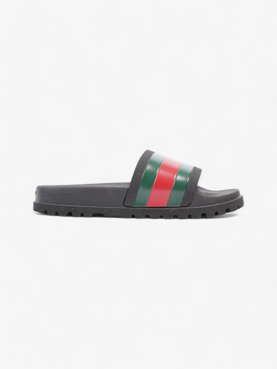 Gucci Pursuit Trek Slides Black / Green / Red Rubber EU 43 UK 9 Image 1