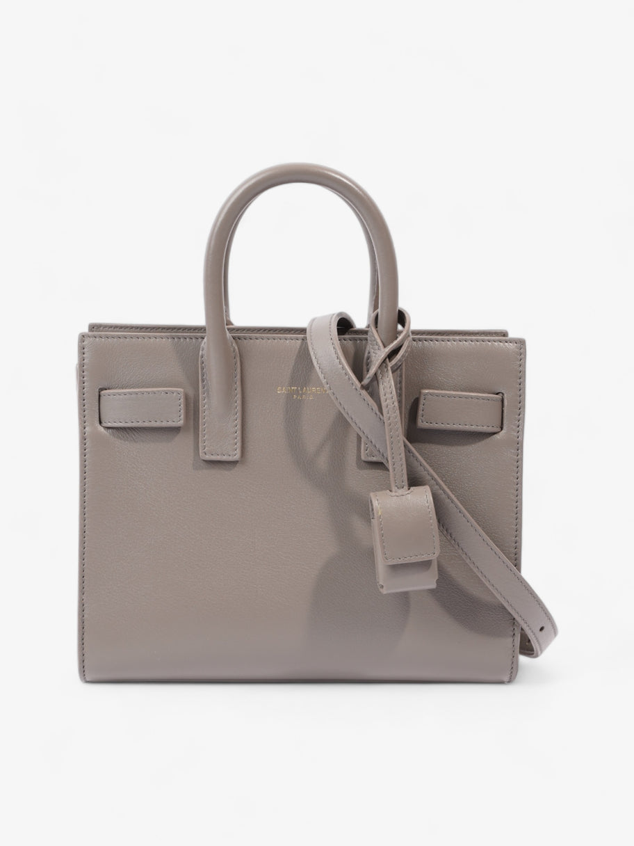 Saint Laurent Nano Sac De Jour Grey Leather Image 1