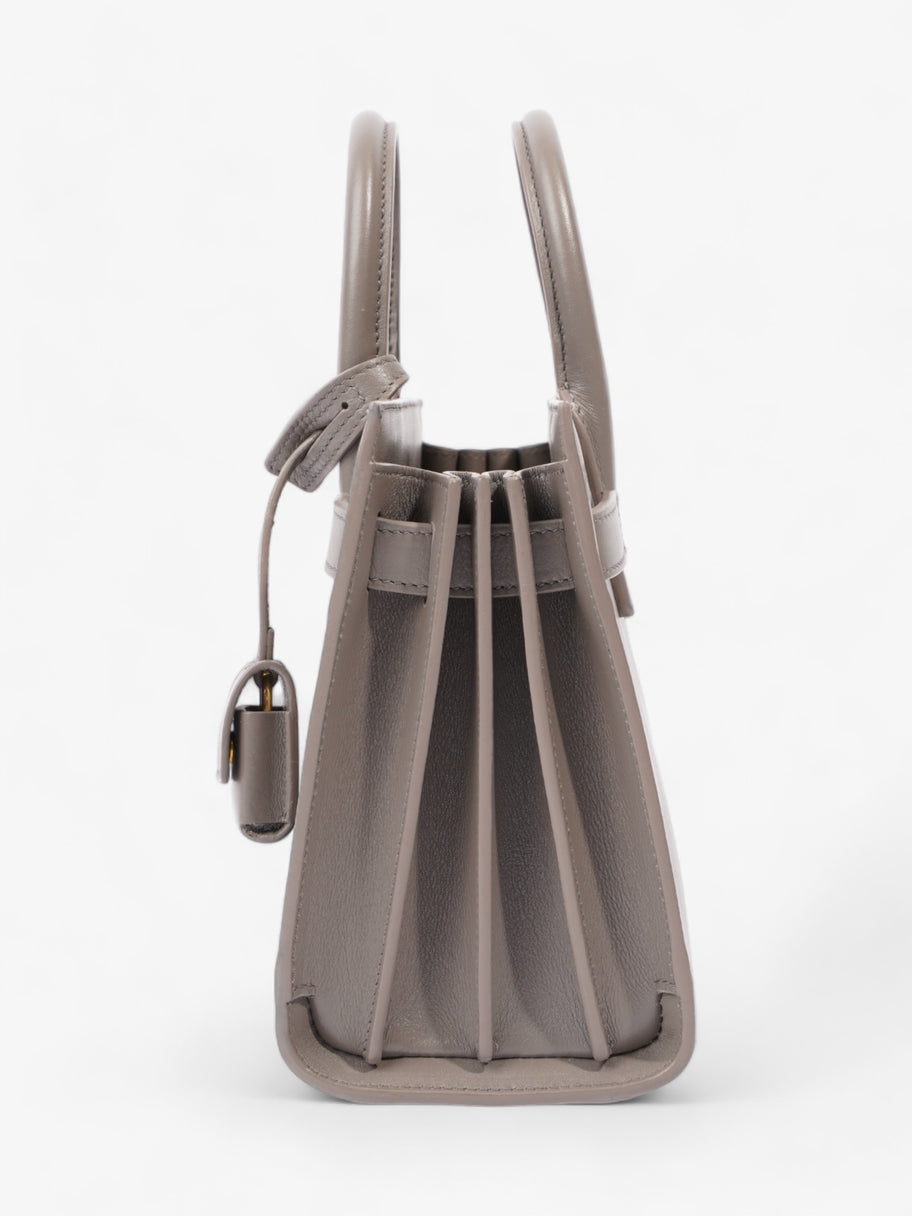 Saint Laurent Nano Sac De Jour Grey Leather Image 3