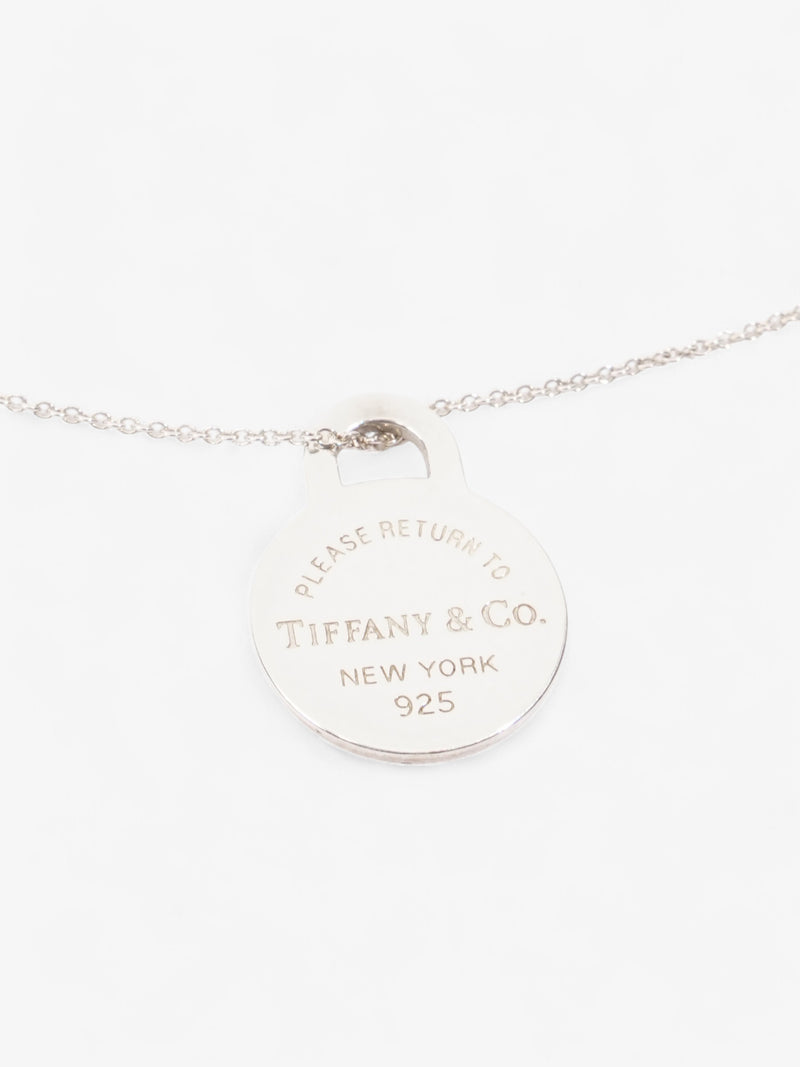  Tiffany and Co Return to Tiffany Circle Pendant Silver Silver Sterling