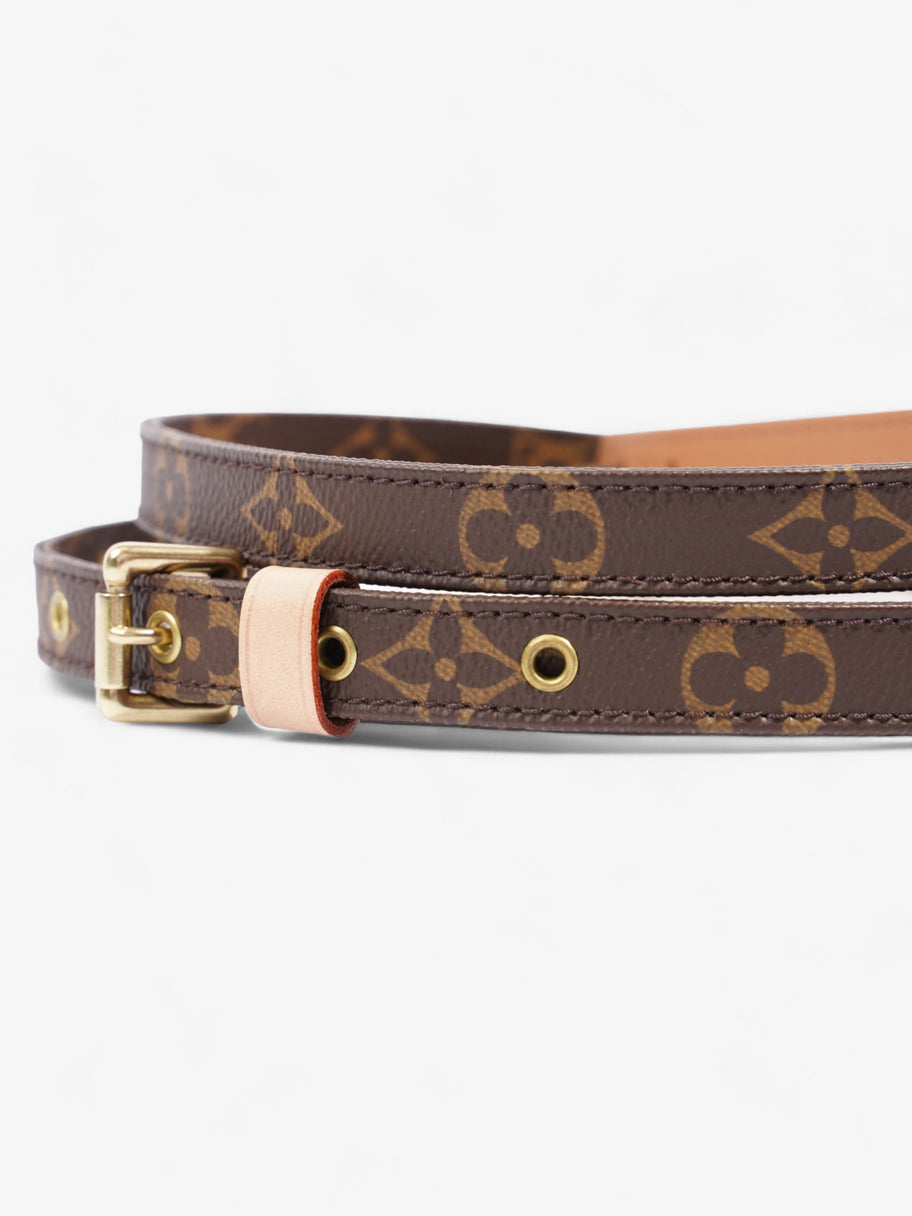 Louis Vuitton Bandoulière Bag Strap Monogram / Gold Coated Canvas Image 4