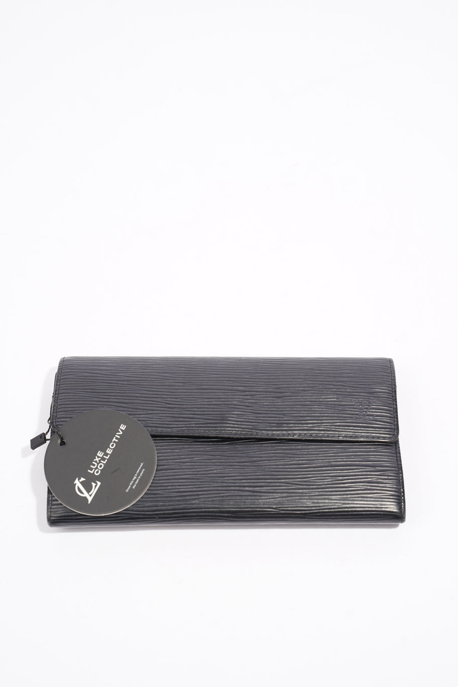 Long Wallet Black Epi Leather Image 9