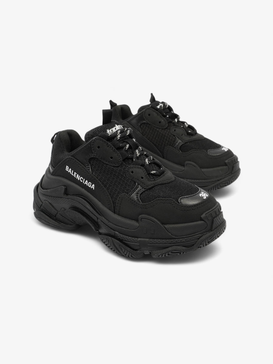 Triple S Black White Mesh EU 36 UK 3 Luxe Collective