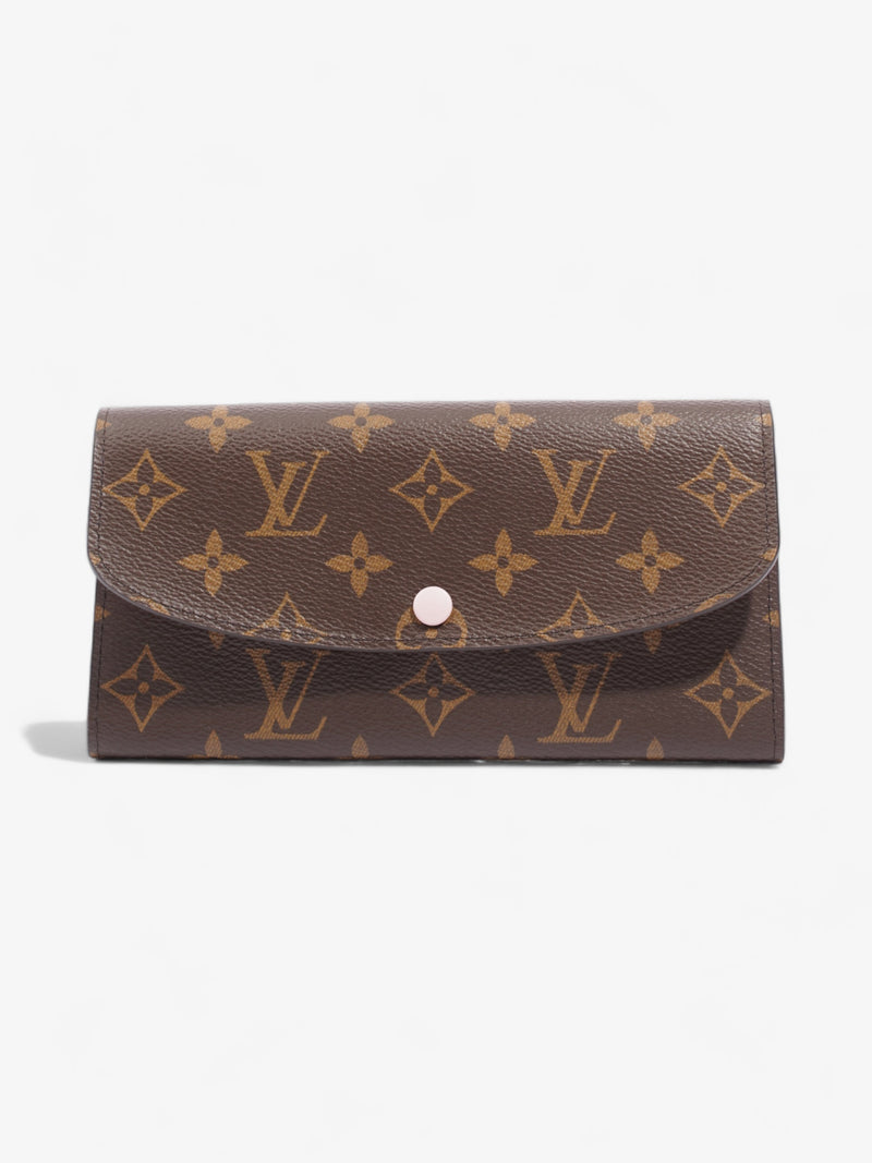  Louis Vuitton Emilie Monogram / Rose Ballerine Coated Canvas