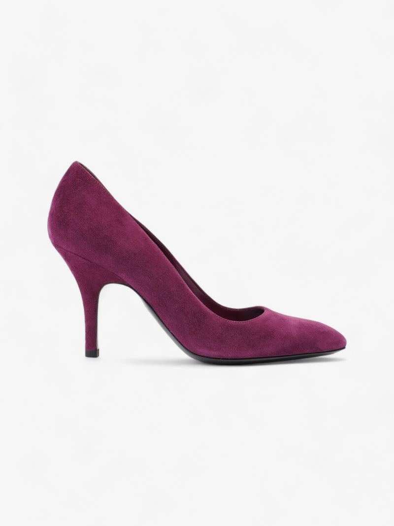  Hermes Suede Heels 80 Purple Suede EU 36 UK 3