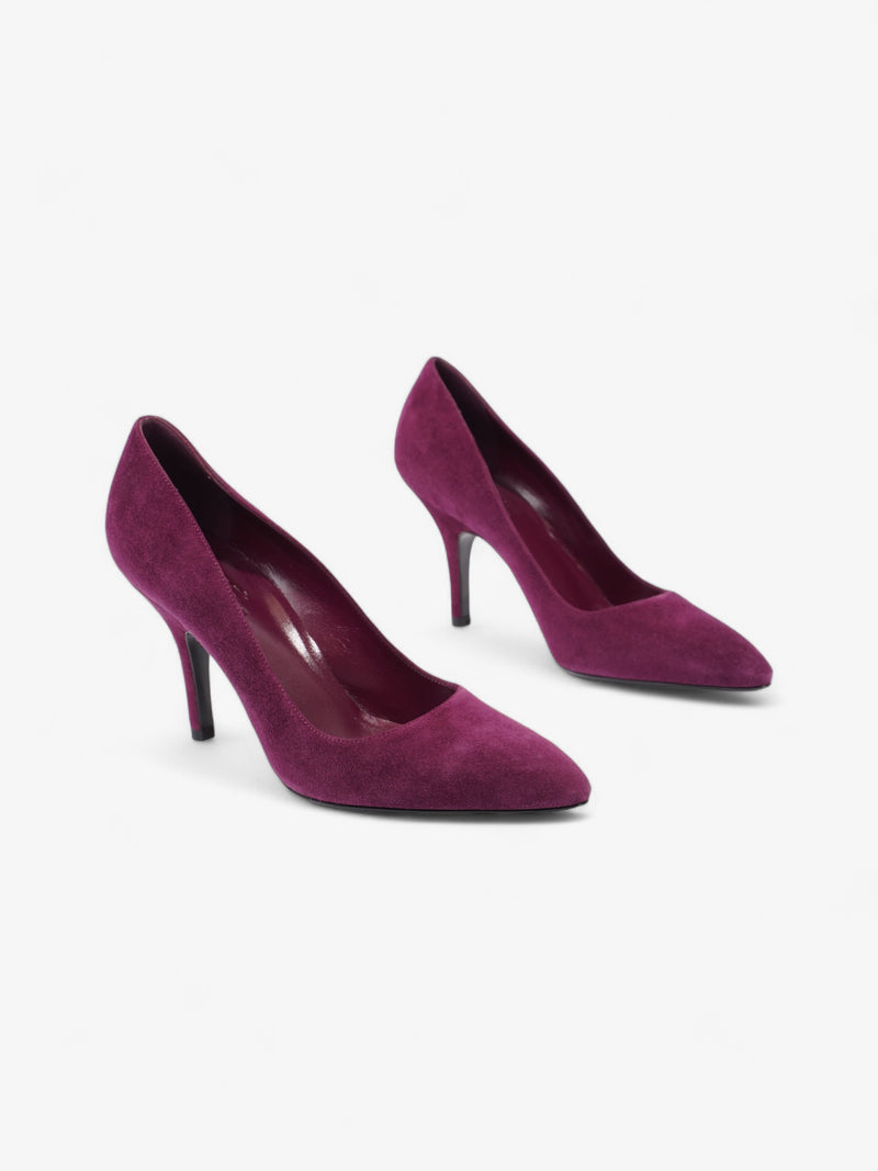  Hermes Suede Heels 80 Purple Suede EU 36 UK 3