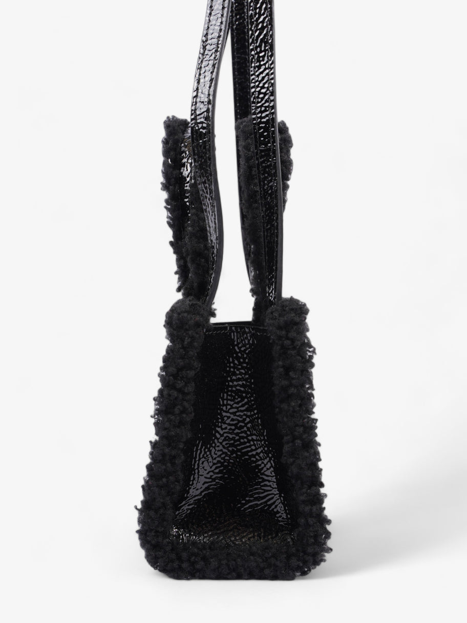 UGG X TELFAR Small Crinkle Black Patent Leather Image 5