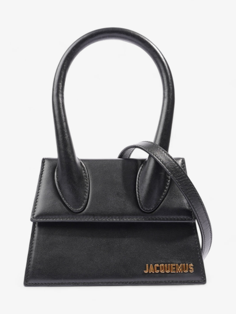  Jacquemus Le Chiquito Moyen Black Leather