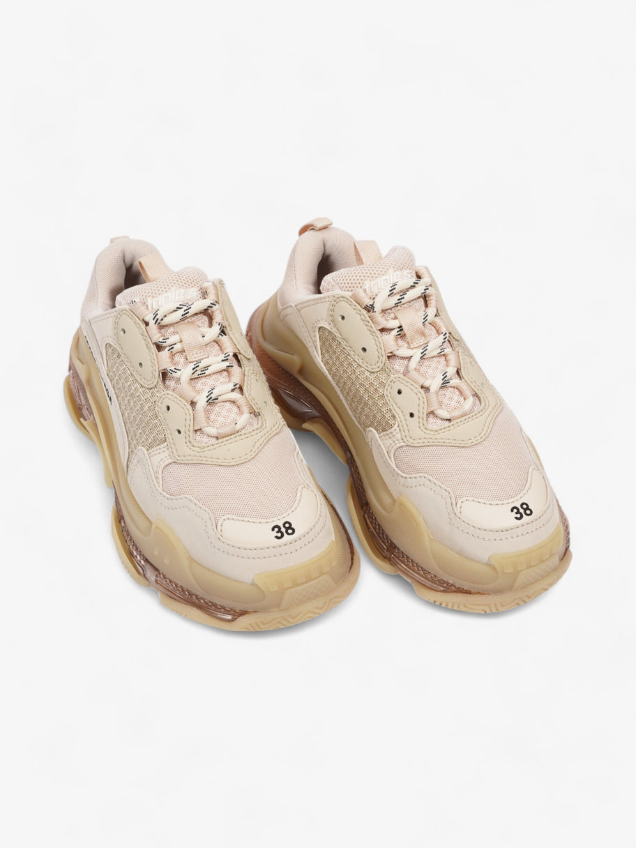 Balenciaga Triple S Clear Sole Beige  Mesh EU 38 UK 5 Image 8