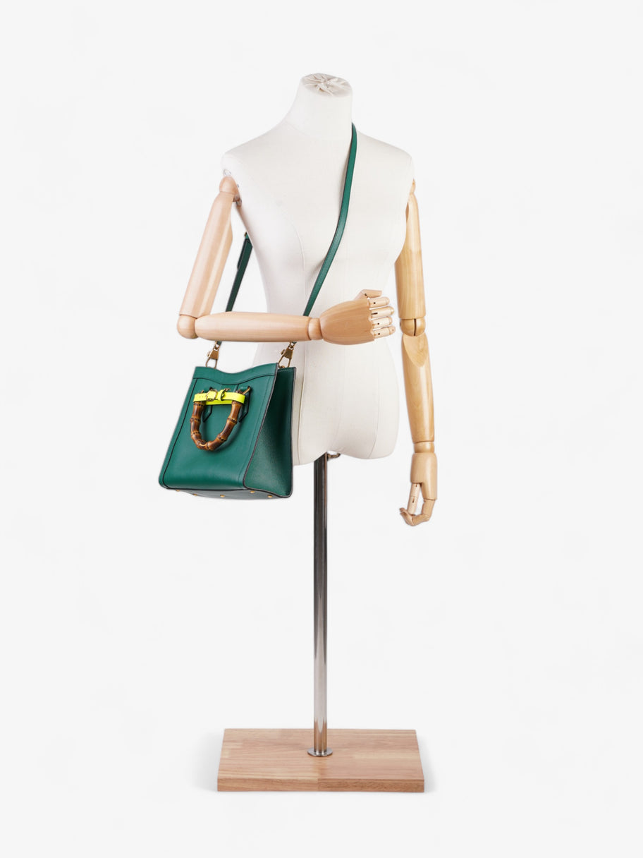 Gucci Diana Tote Green Leather Small Image 2