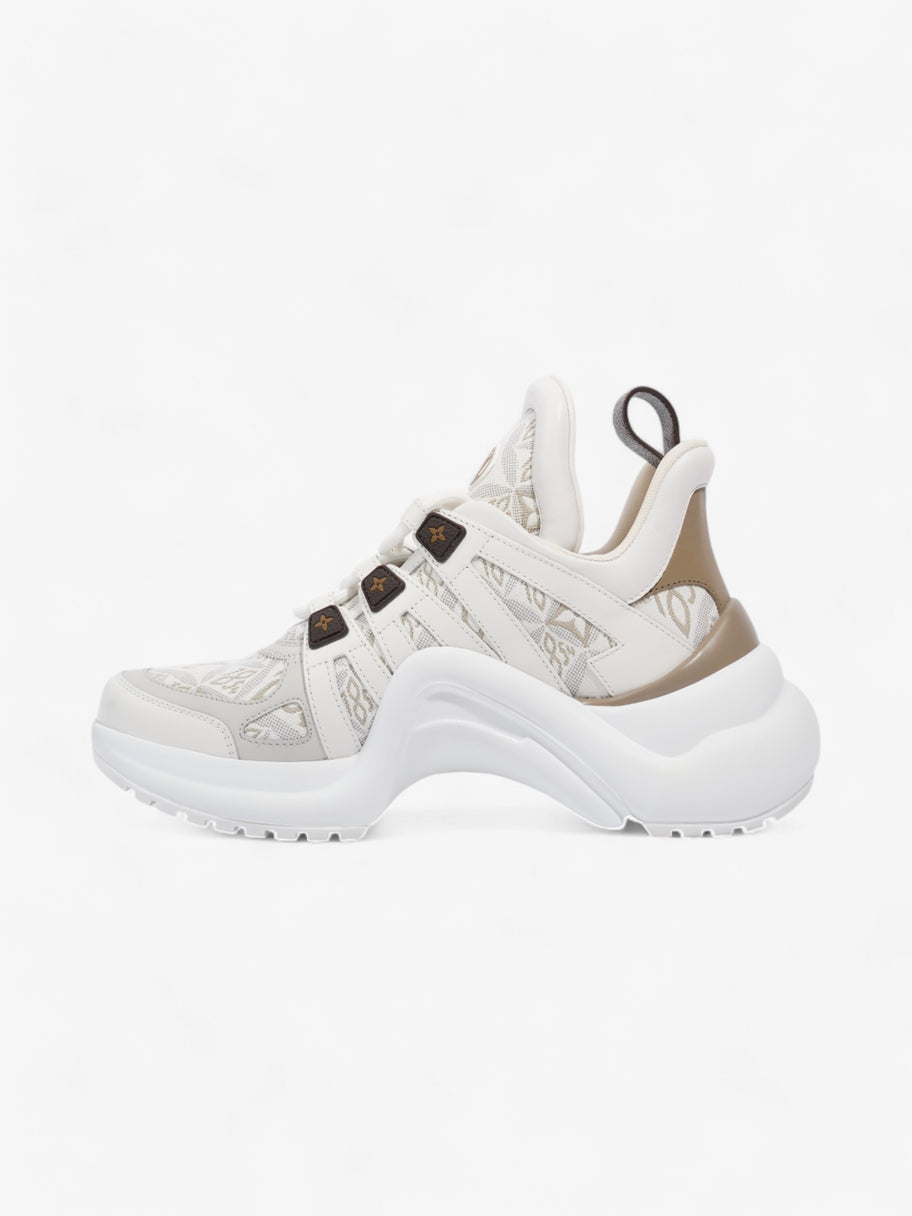 Louis Vuitton Archlight Sneakers White  / Beige  / Brown Canvas EU 37 UK 4 Image 3