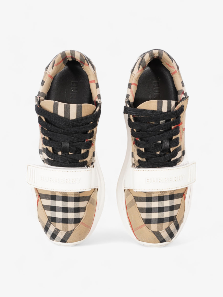 Burberry Regis Sneaker Archive Beige / White Cotton EU 38.5 UK 5.5 Image 8