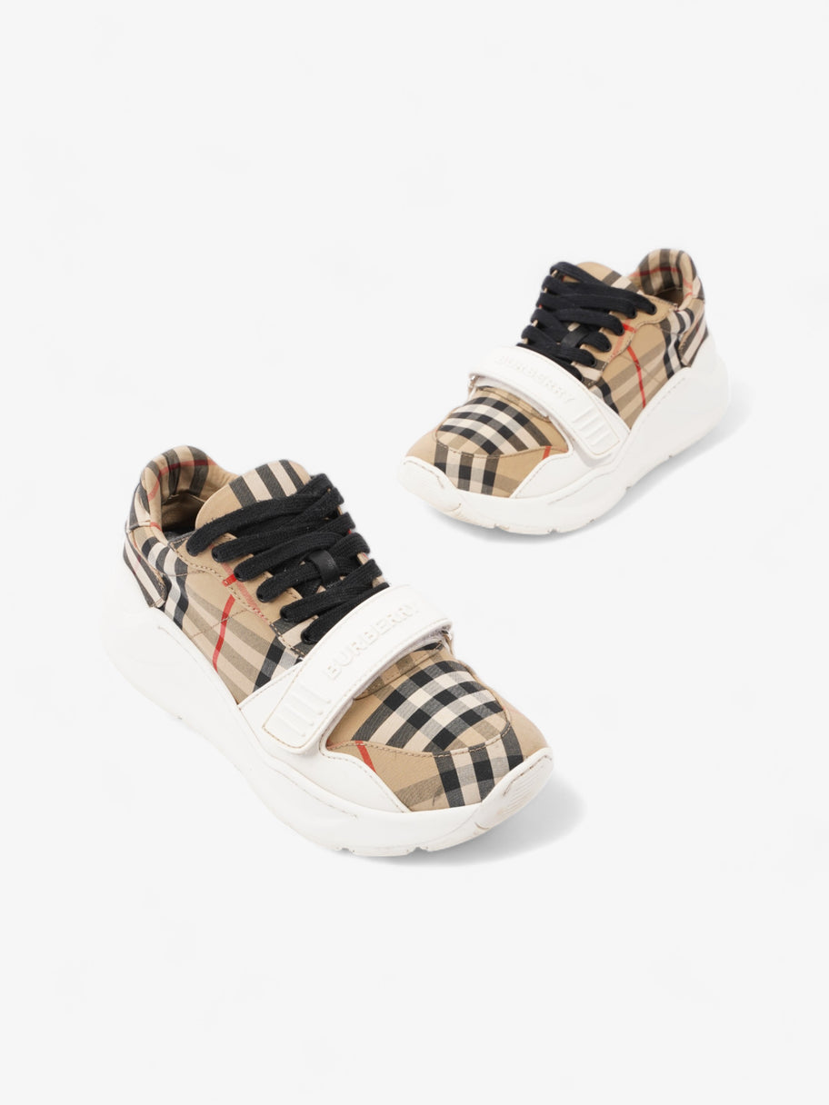 Burberry Regis Sneaker Archive Beige / White Cotton EU 38.5 UK 5.5 Image 9