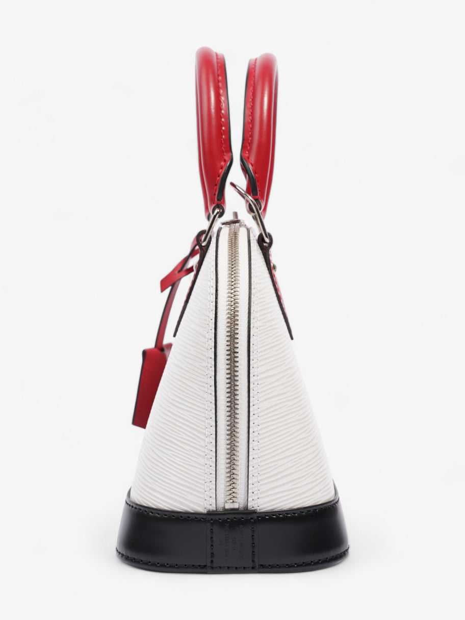 Louis Vuitton Alma BB White / Red / Black Epi Leather Image 3