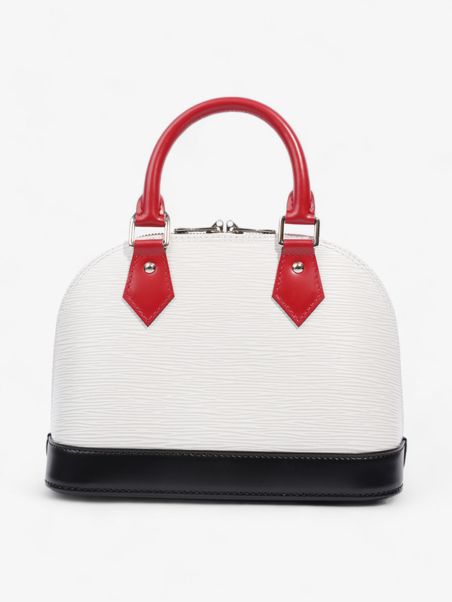 Louis Vuitton Alma BB White / Red / Black Epi Leather Image 4