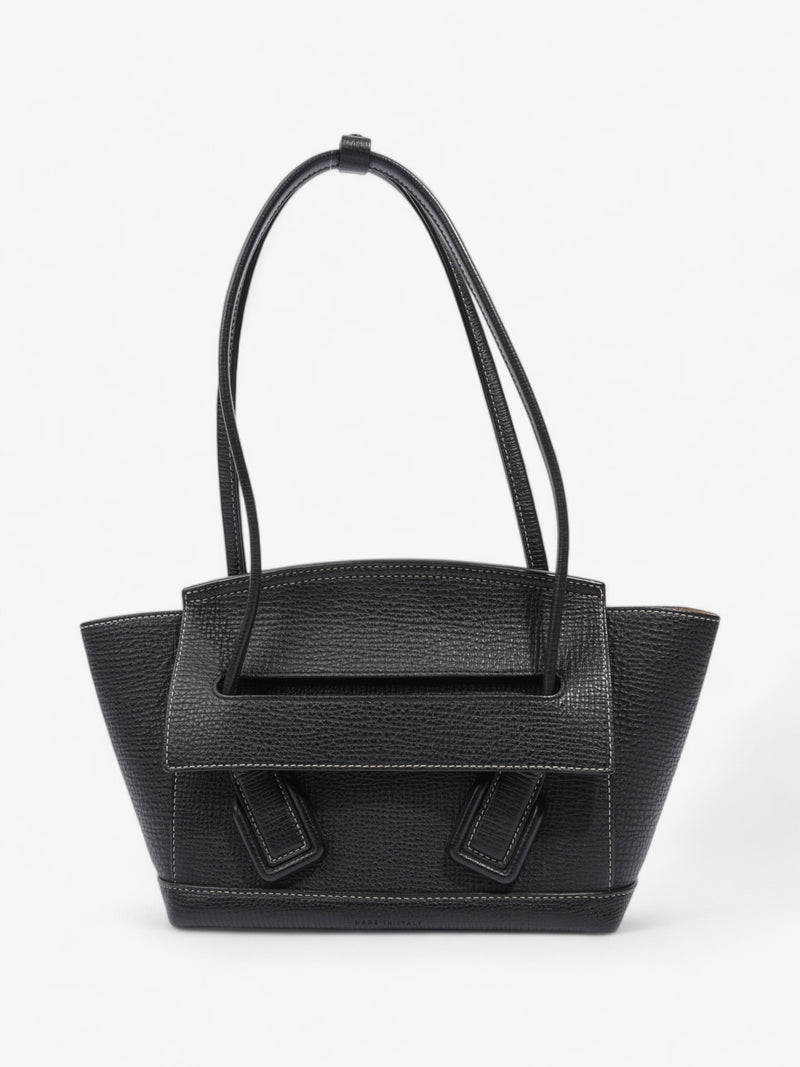  Bottega Veneta Arco Tote Black Grained Leather Small