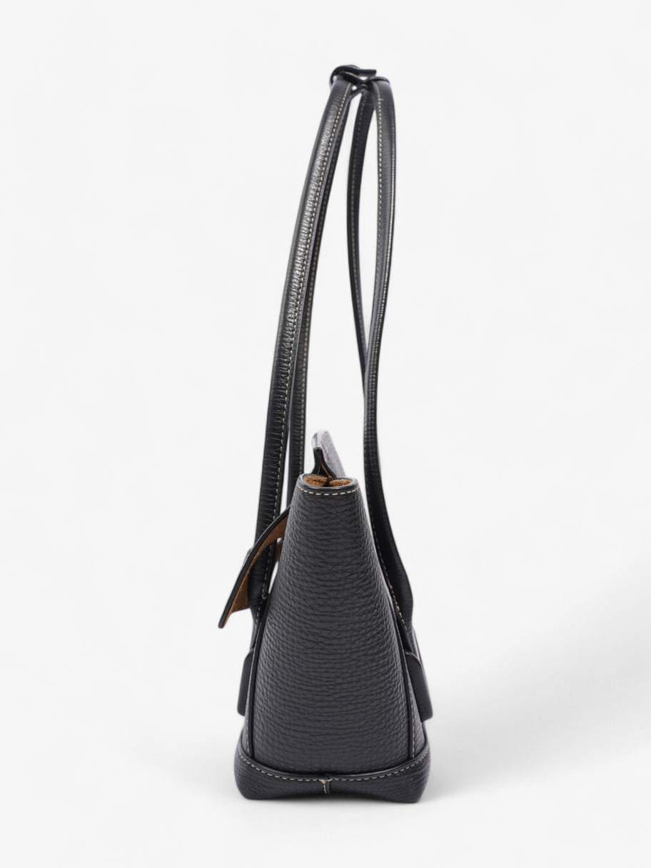 Bottega Veneta Arco Tote Black Grained Leather Small Image 3