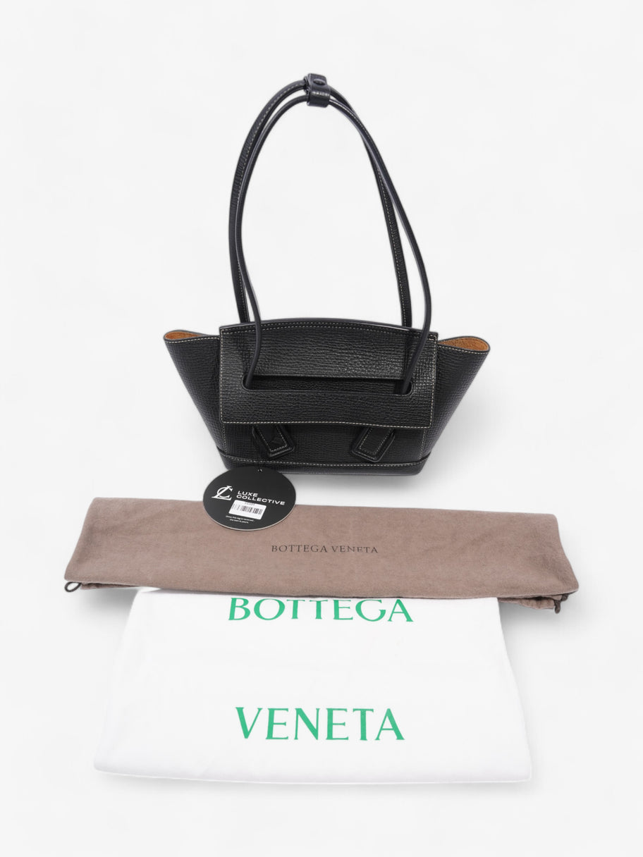 Bottega Veneta Arco Tote Black Grained Leather Small Image 8