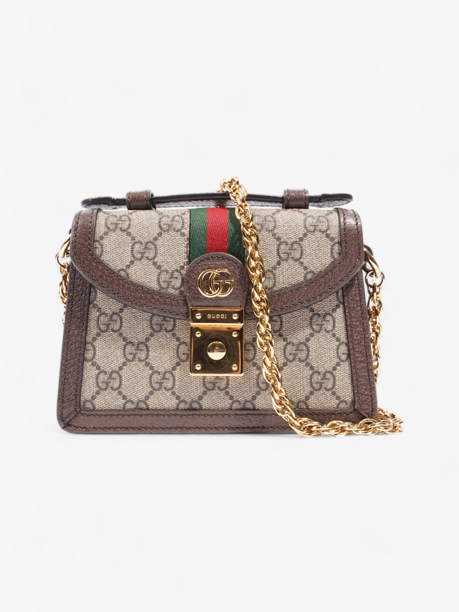 Gucci Ophidia GG GG Supreme / Brown Canvas Mini Image 1