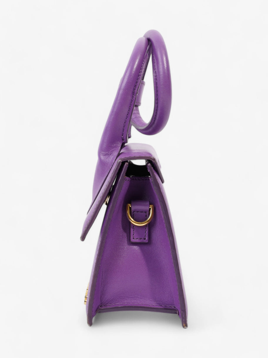 Jacquemus Le Chiquito Noeud Purple  Leather Image 5