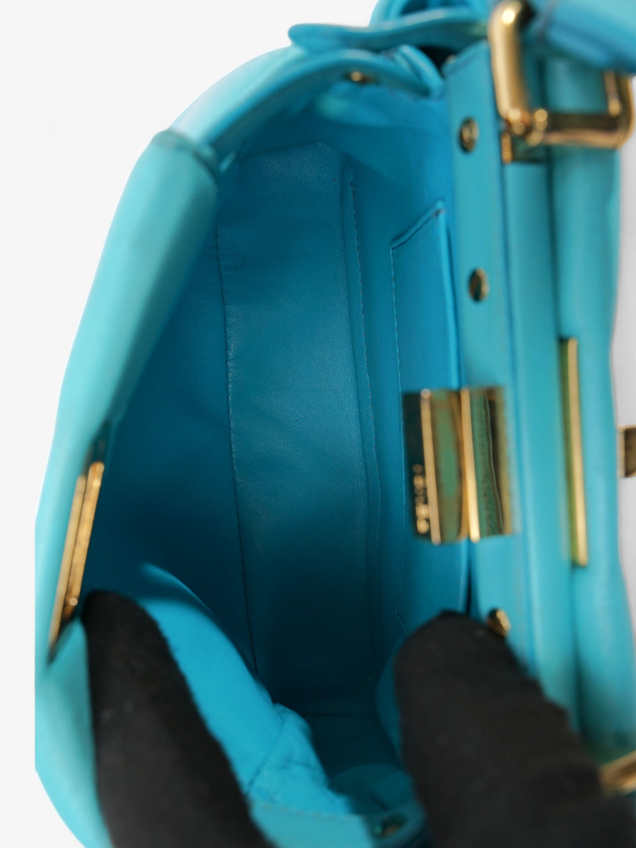 Fendi Peekaboo Light Blue  Nappa Leather Image 21