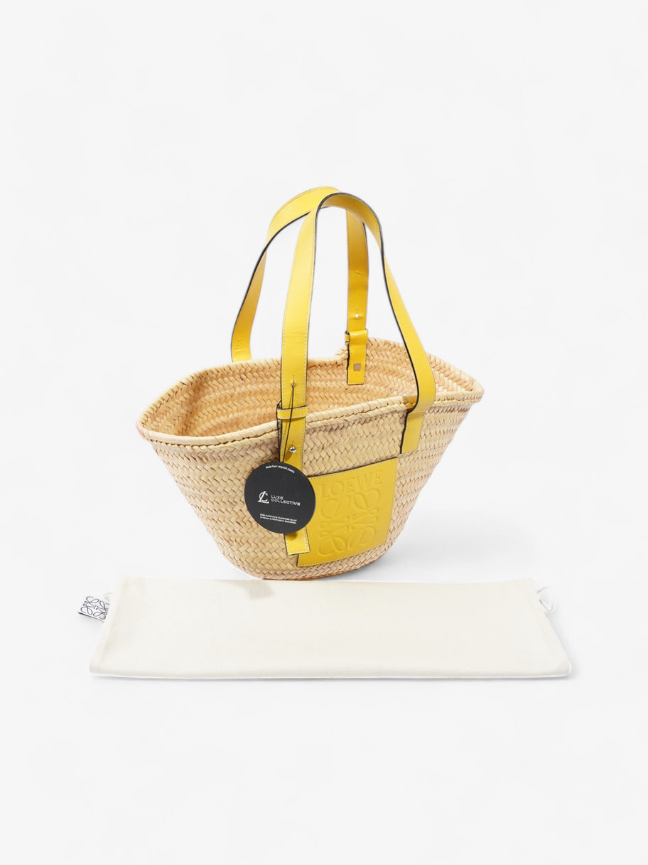 Loewe Basket Bag Yellow  / Straw Image 11