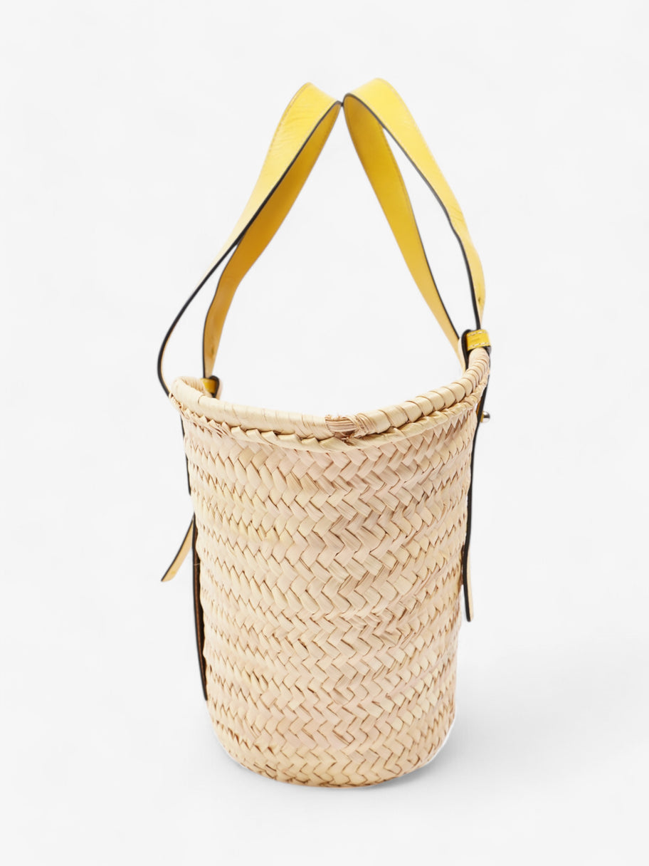 Loewe Basket Bag Yellow  / Straw Image 3