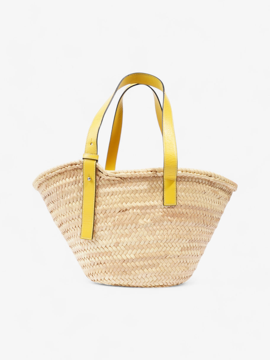 Loewe Basket Bag Yellow  / Straw Image 15