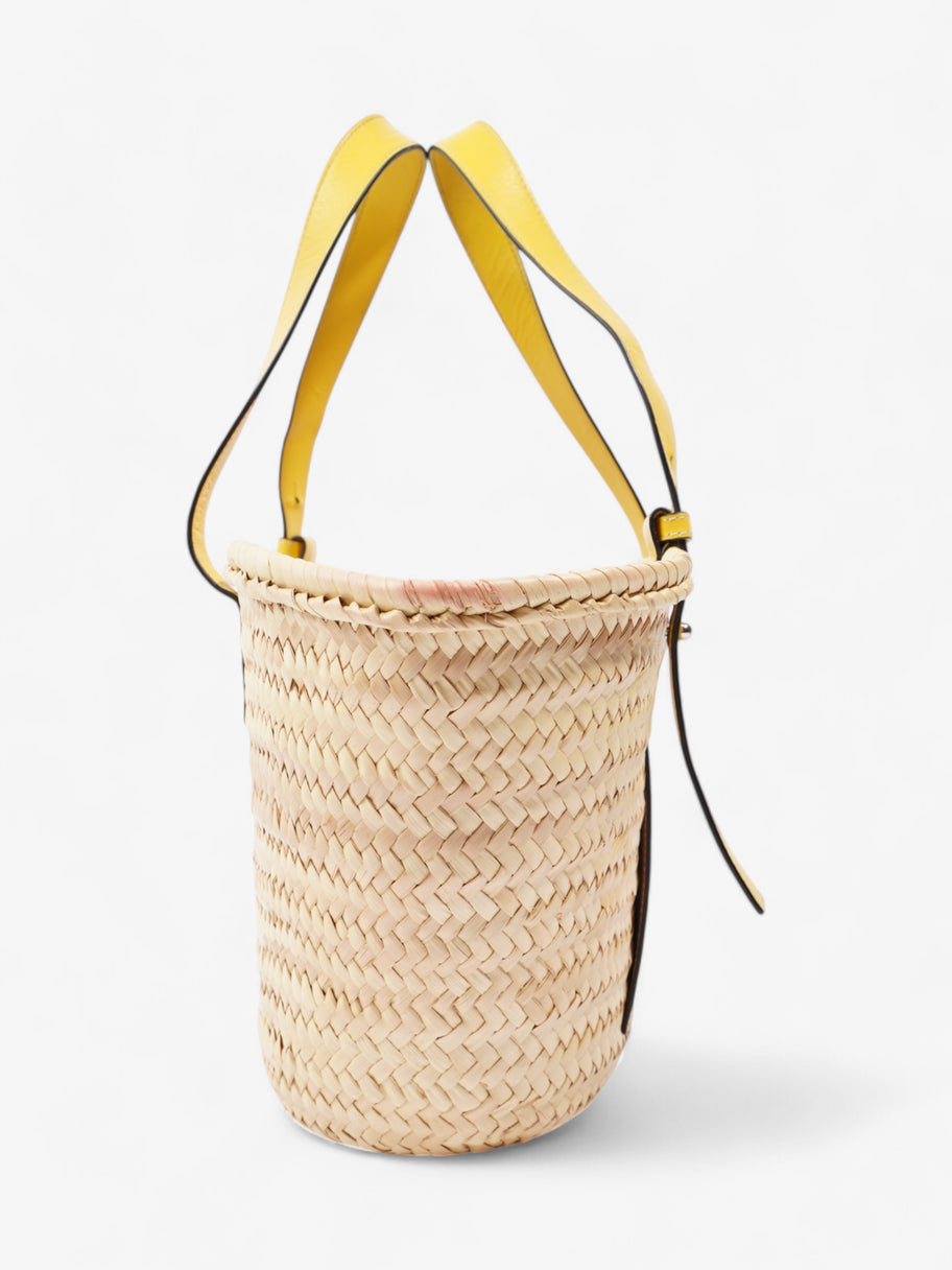 Loewe Basket Bag Yellow  / Straw Image 14