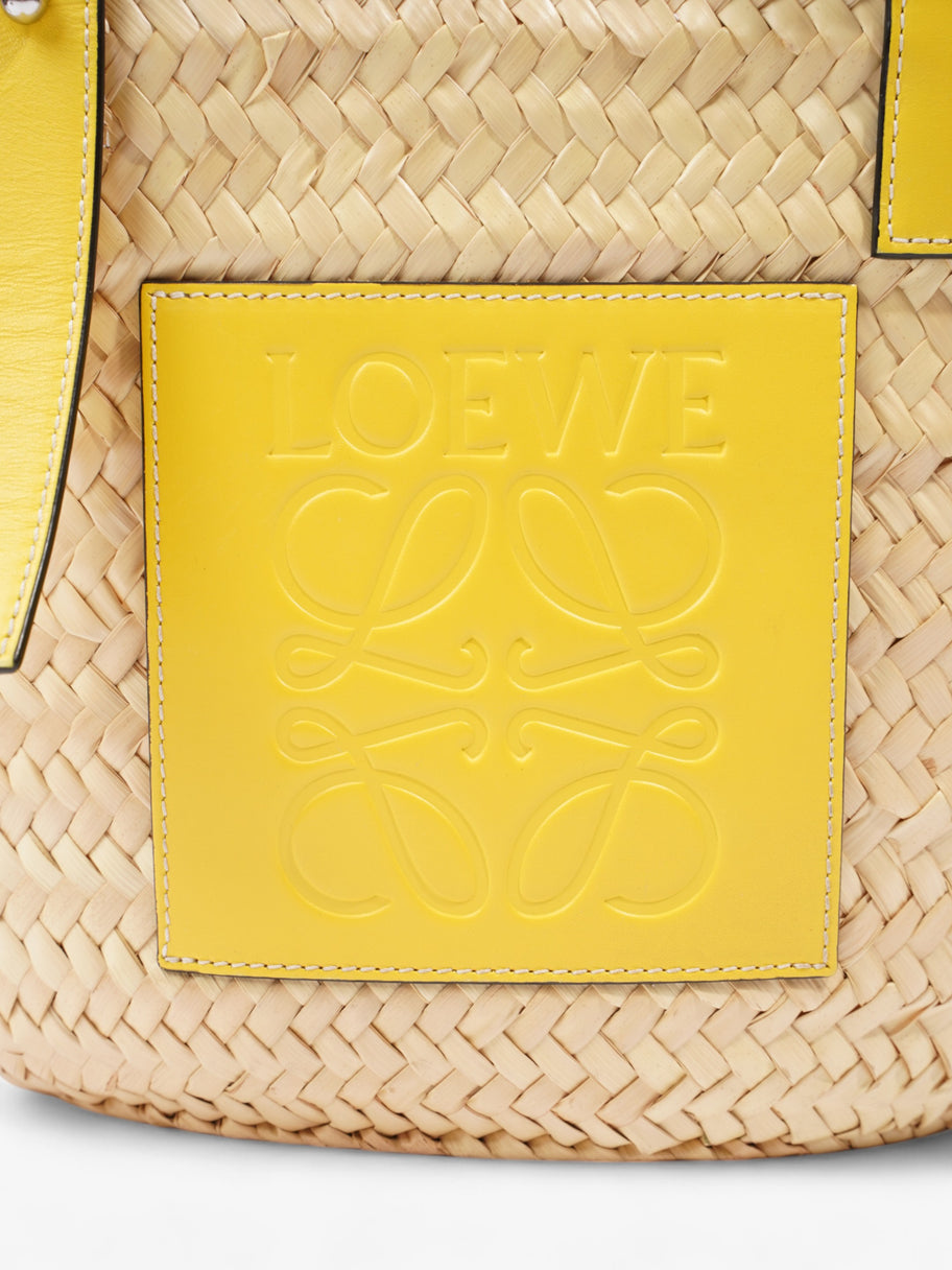 Loewe Basket Bag Yellow  / Straw Image 9