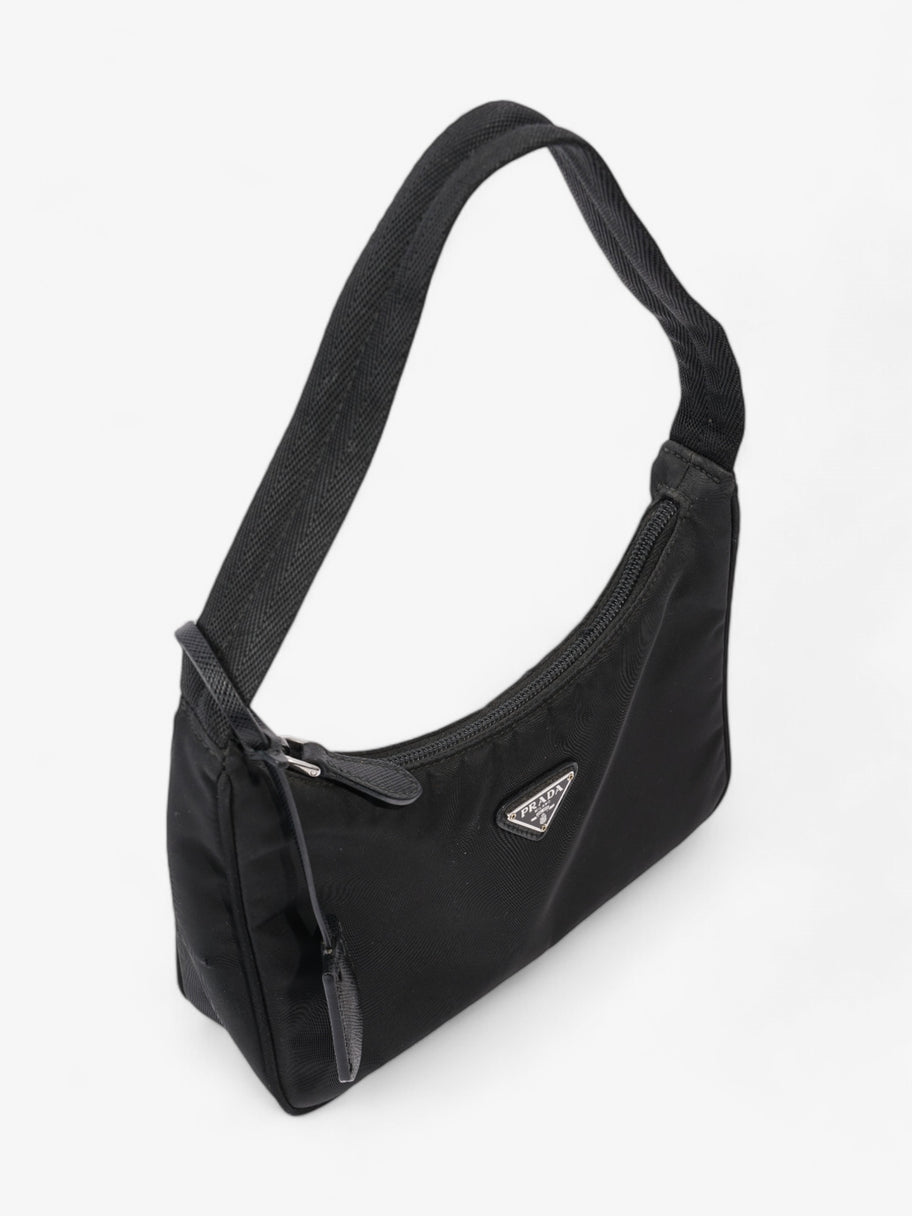 Prada Hobo Re-Edition 2000 Black Nylon Image 14