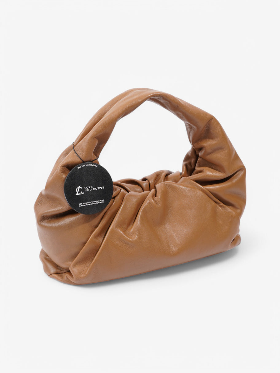 Bottega Veneta Shoulder Pouch Camel Leather Image 9