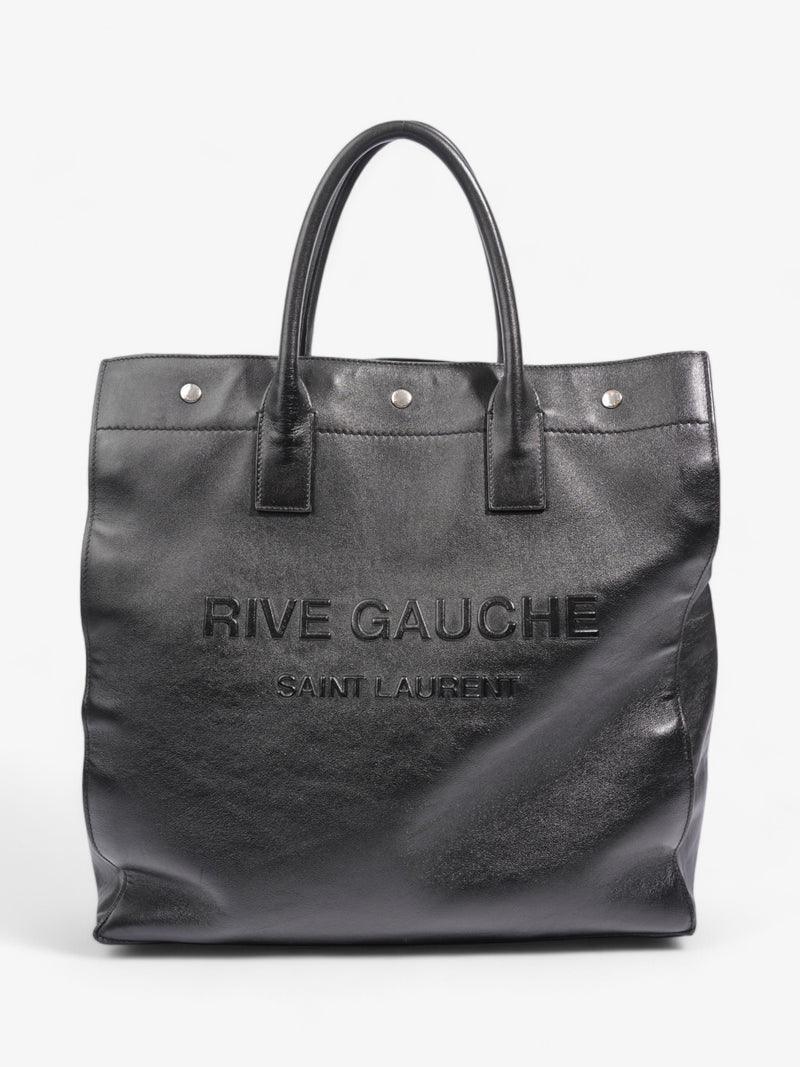  Saint Laurent Rive Gauche Black Leather Small