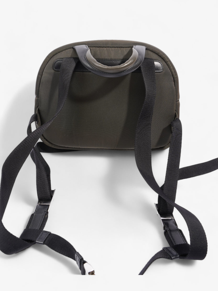 Prada Triangle Backpack Khaki Re Nylon Image 4