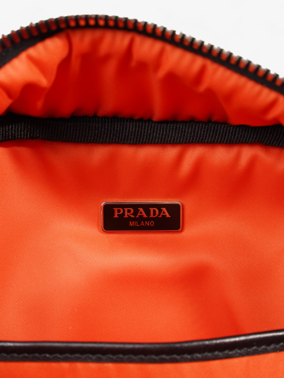 Prada Triangle Backpack Khaki Re Nylon Image 9