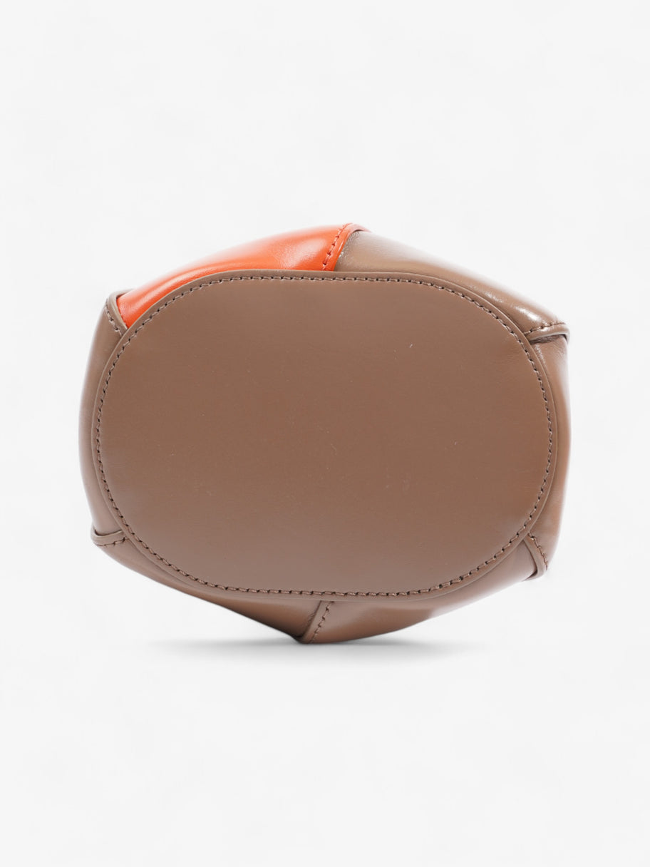 Chloe Mini Tulip Brown  / Orange Leather Image 6