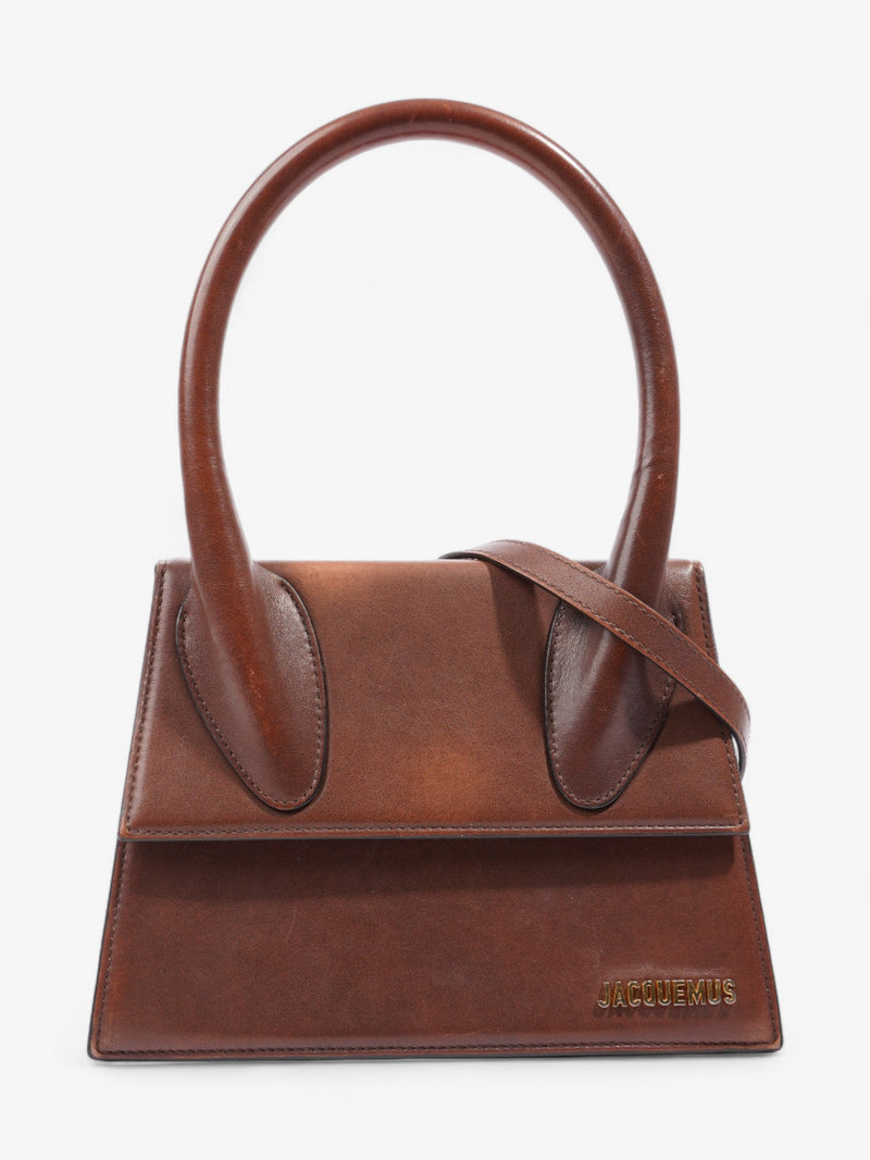  Jacquemus Le Grand Chiquito Dark Brown Leather