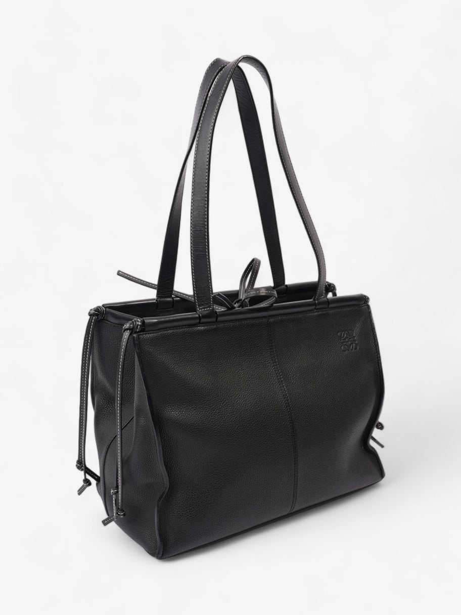 Loewe Cushion Tote Black Leather Image 7