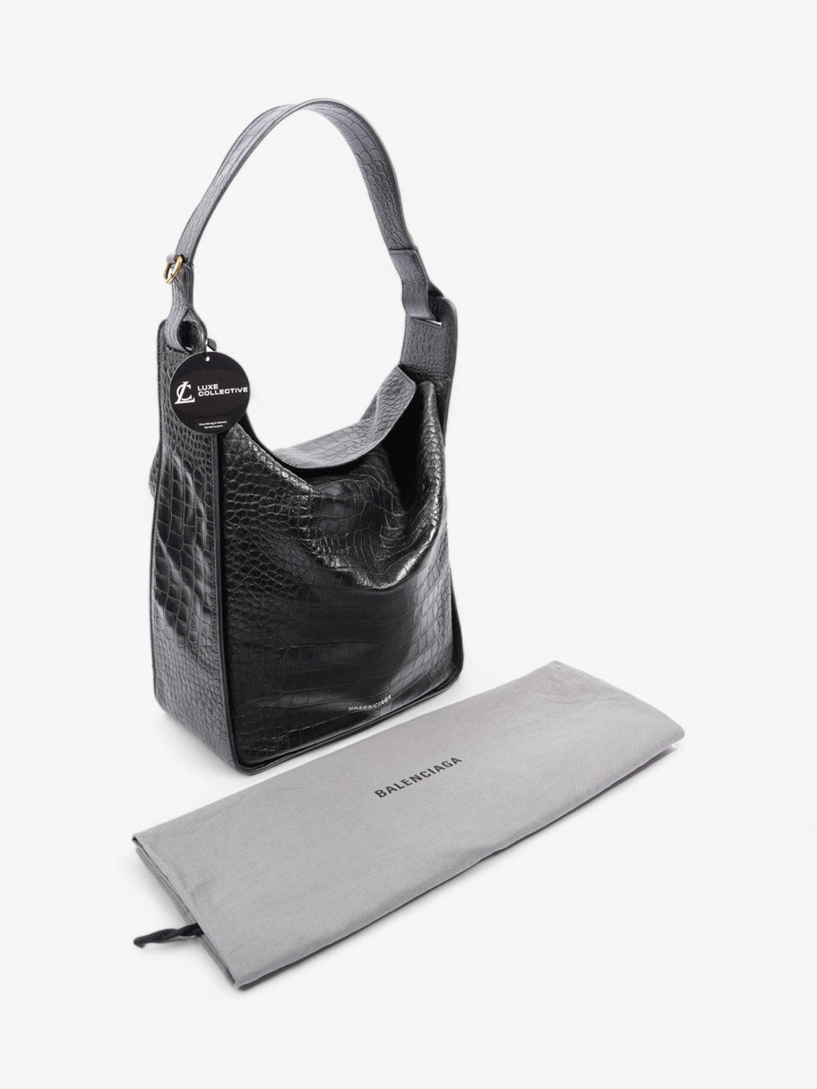 Balenciaga Tool 2.0 North-South Tote Black Leather | Luxe Collective