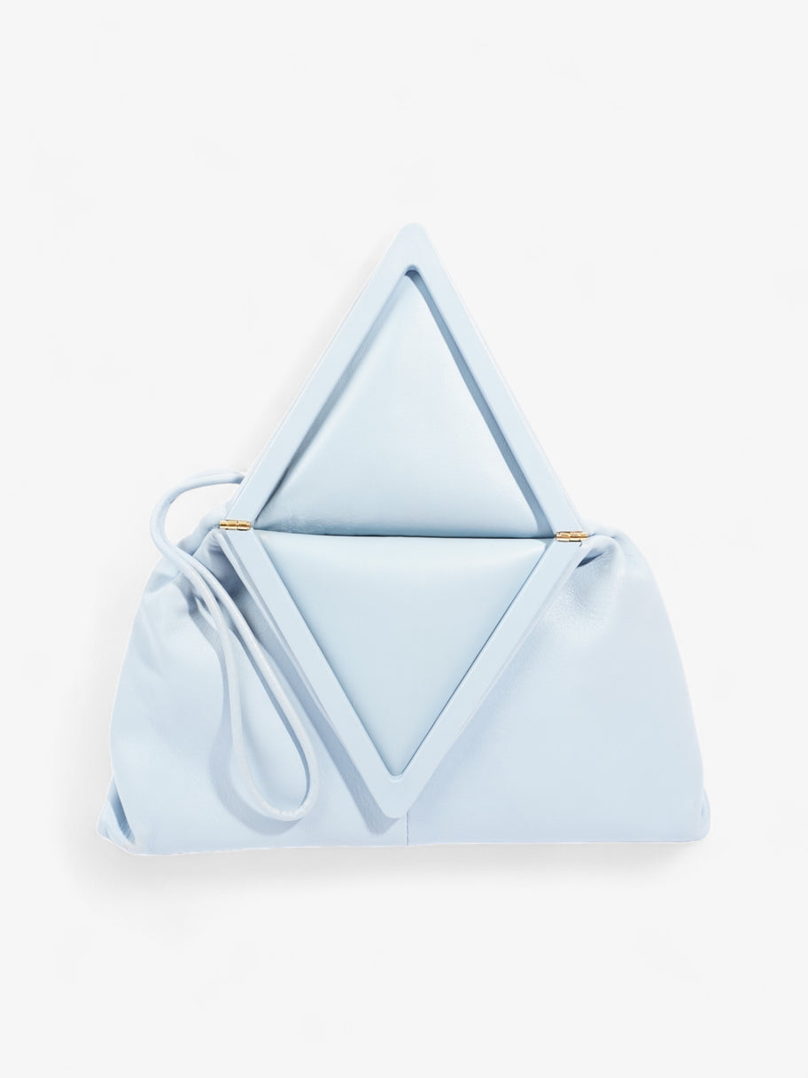 Bottega Veneta The Trine Clutch Ice Blue Leather Image 8