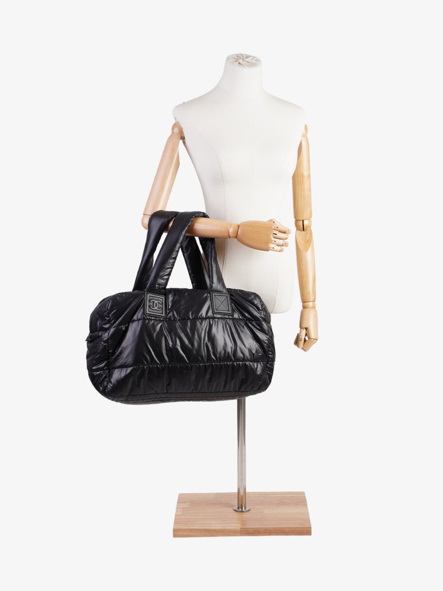 Chanel Cocoon Tote Black Nylon Image 2