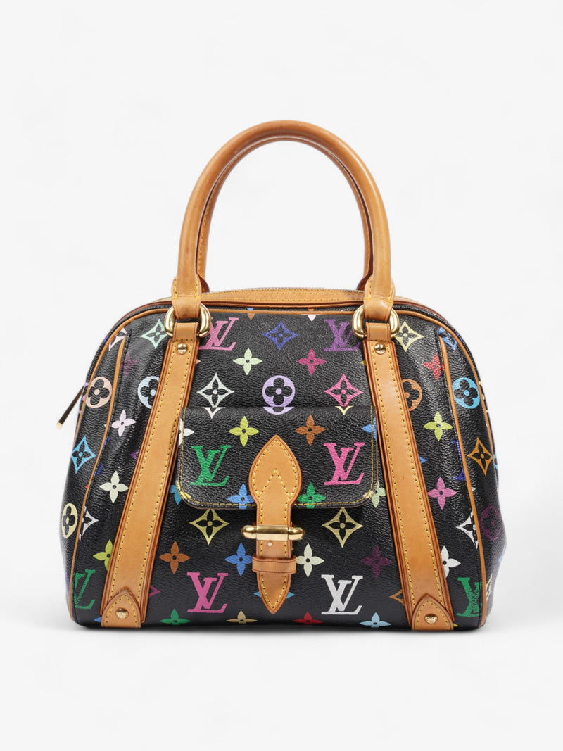  Louis Vuitton x Takashi Murakami Priscilla Black Multicoloured Monogram Coated Canvas