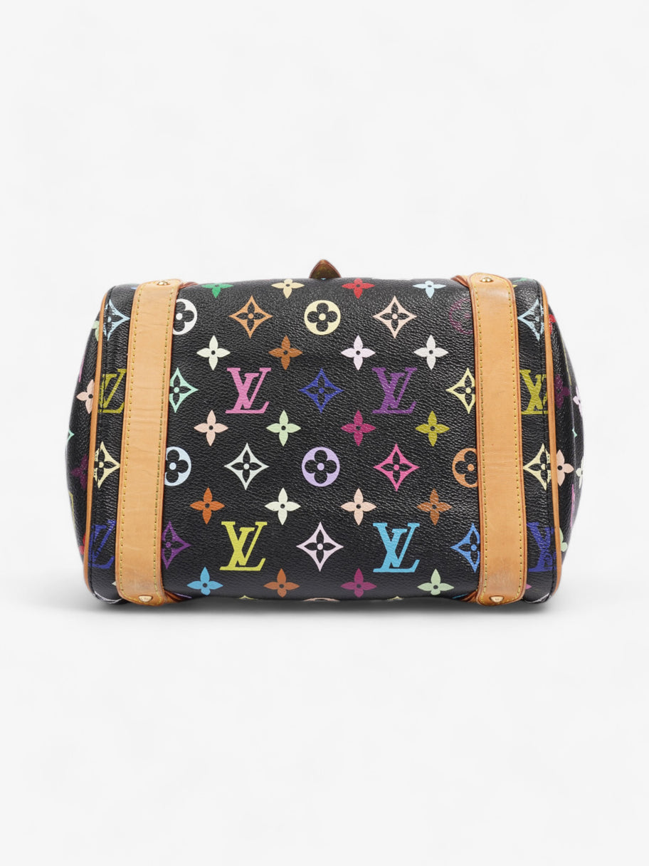 Louis Vuitton x Takashi Murakami Priscilla Black Multicoloured Monogram Coated Canvas Image 6