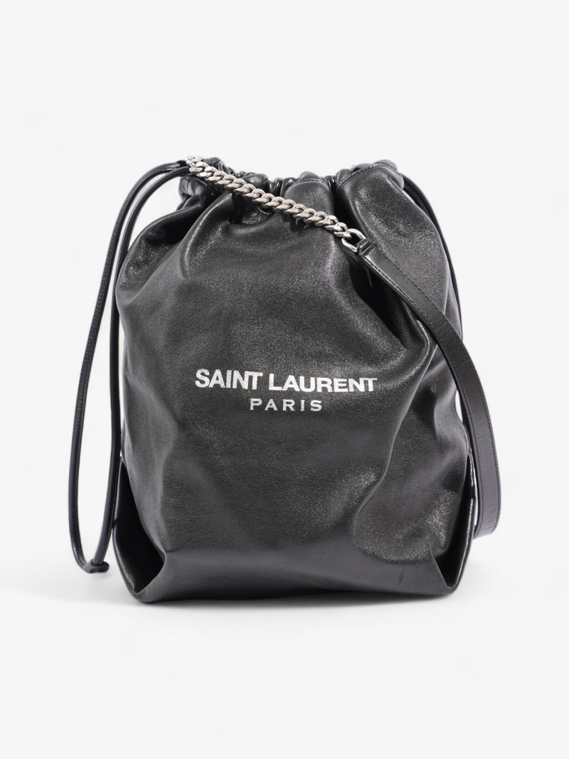  Saint Laurent Sac Pouch Black Leather