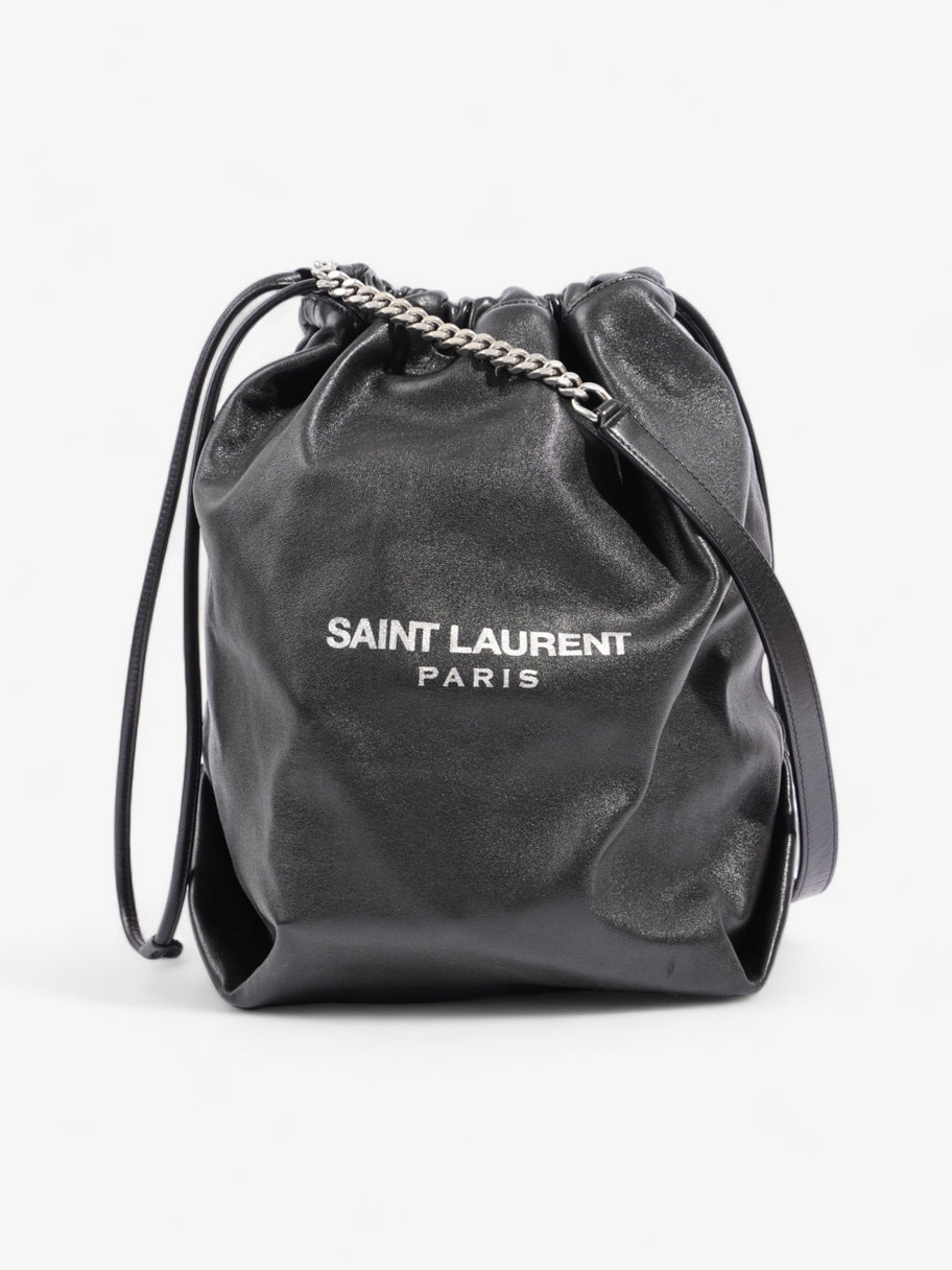 Saint Laurent Sac Pouch Black Leather Image 1