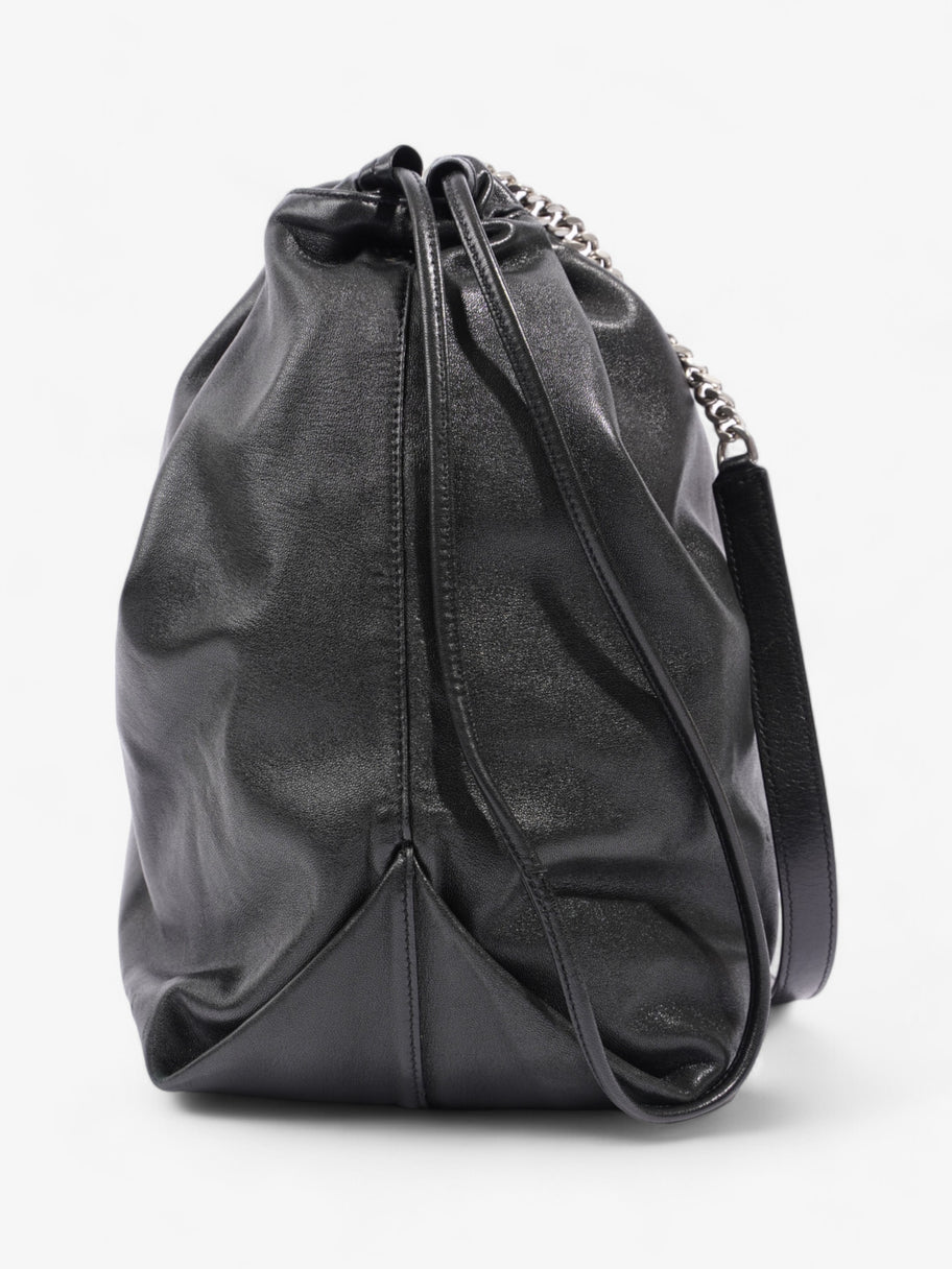 Saint Laurent Sac Pouch Black Leather Image 3