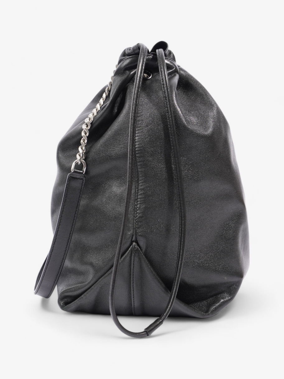 Saint Laurent Sac Pouch Black Leather Image 5